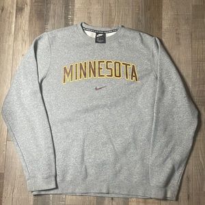 Minnesota grey vintage nike crewneck